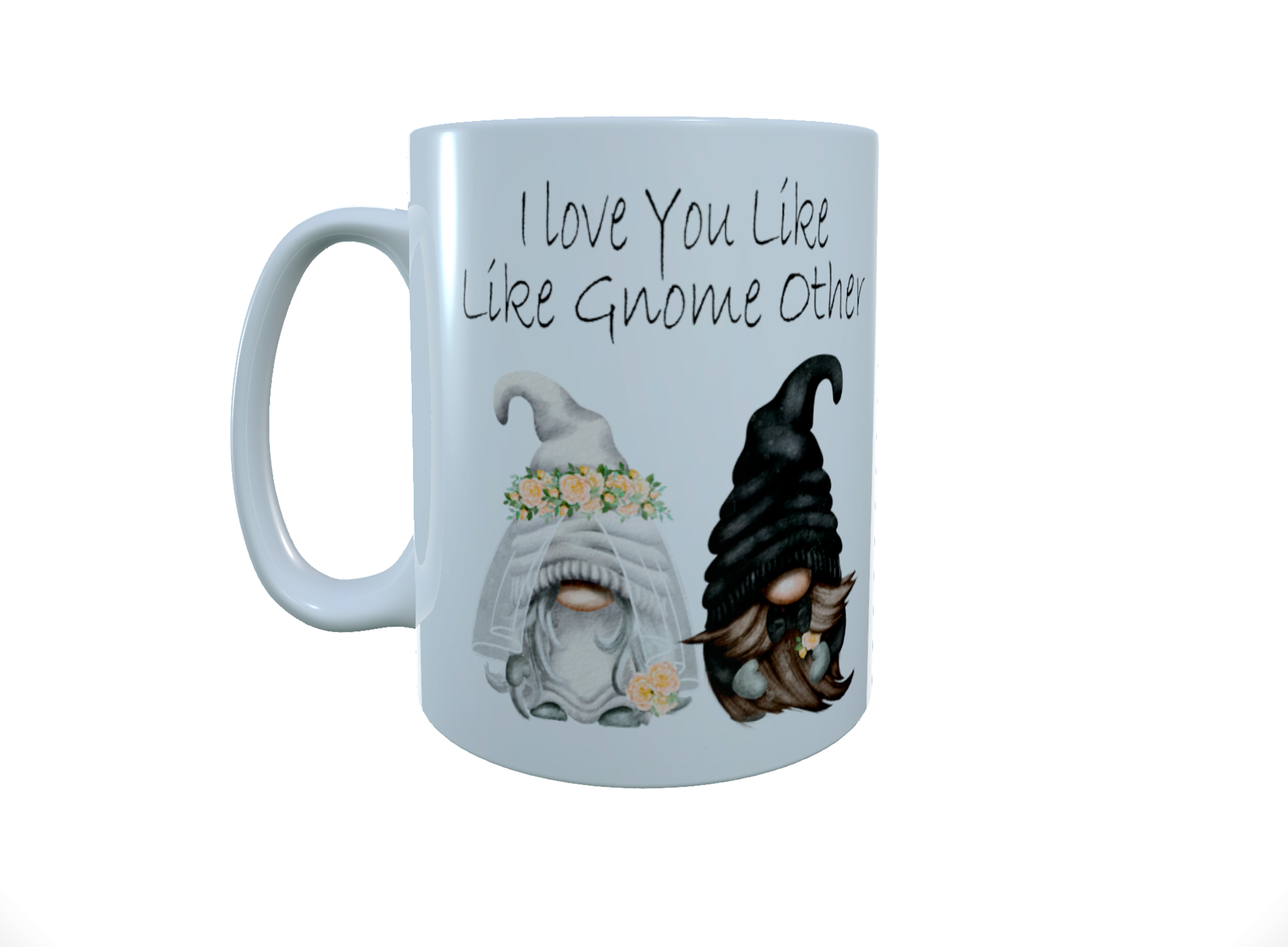 Wedding Gnome Ceramic Mug, Wedding Gonk Coffee Mug